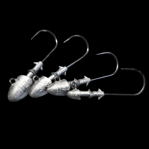 Chase Baits jig heads 3/0 hook [4 Pack]