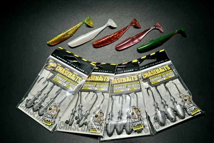 Chase Baits jig heads 3/0 hook [4 Pack]