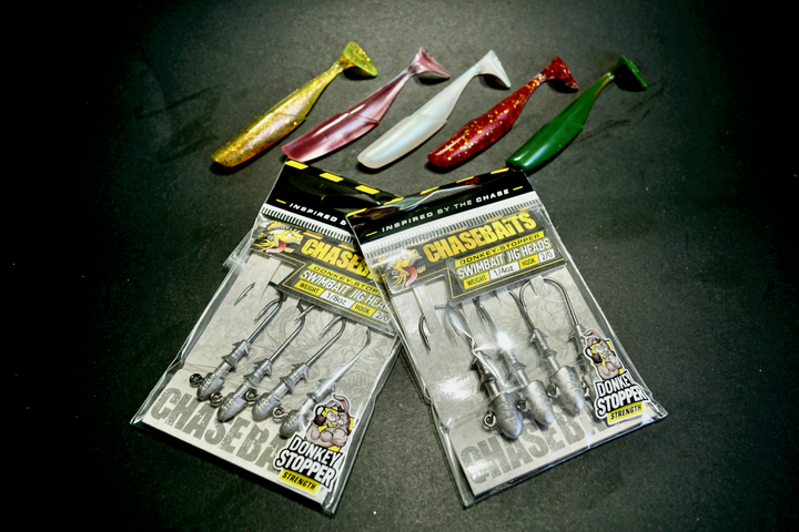 Chase Baits jig heads 2/0 hook [4 Pack]