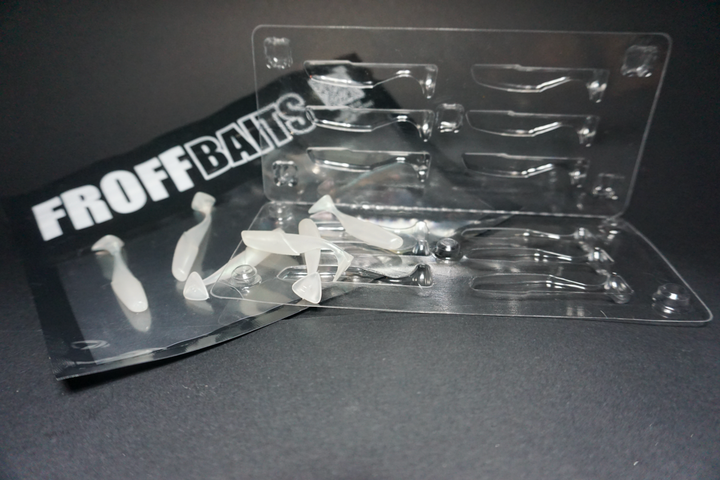 FROFFBAITS : 2" White Weasel [6 pack]